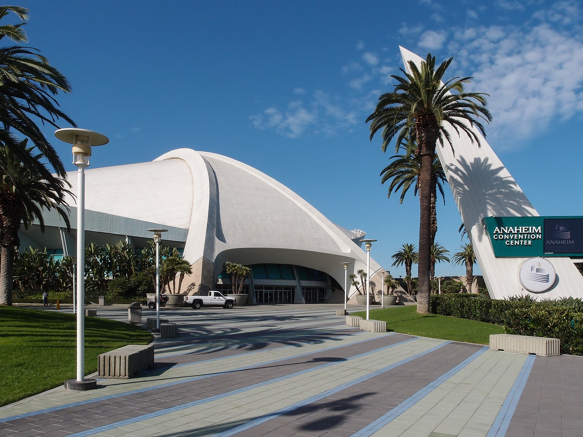 Anaheim 会议中心资料图（图库照片）