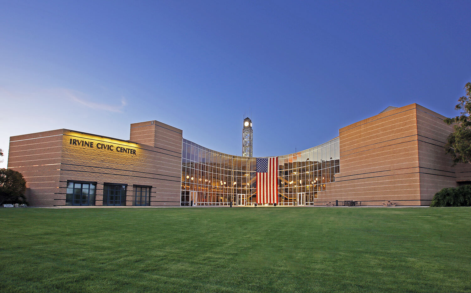 尔湾市政中心(Irvine Civic Center)资料图(2016年摄)