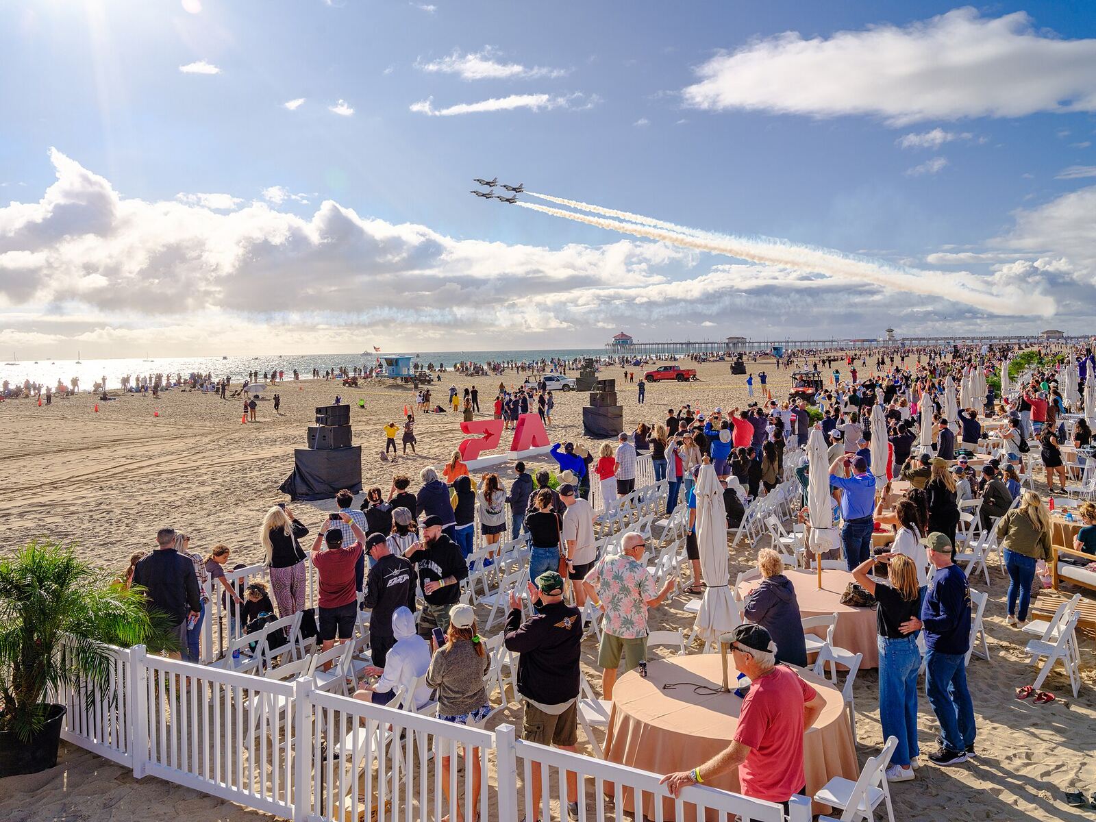 Huntington Beach Pacific Airshow 2023 年现场资料图（Wikimedia Commons）