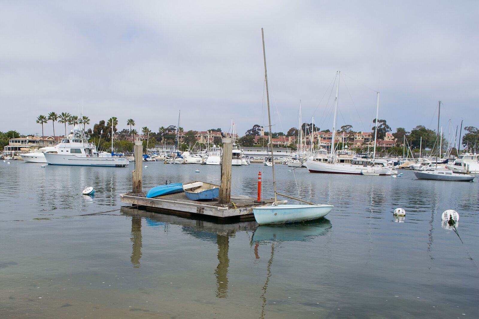 Newport Beach Beacon Bay 海湾与船坞资料图(Wikimedia Commons)