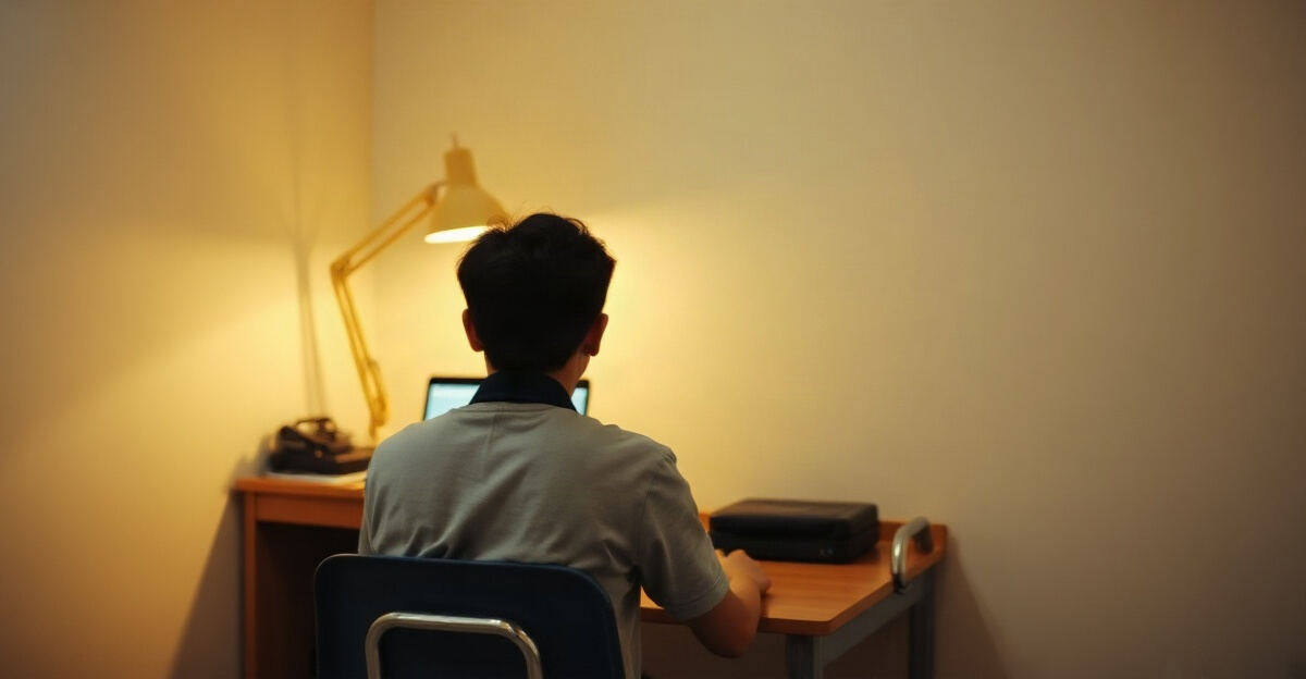 示意图(AI 生成)· 在家学习