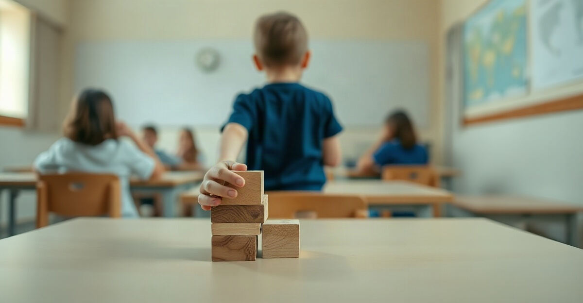 示意图(AI 生成)· 小学校园