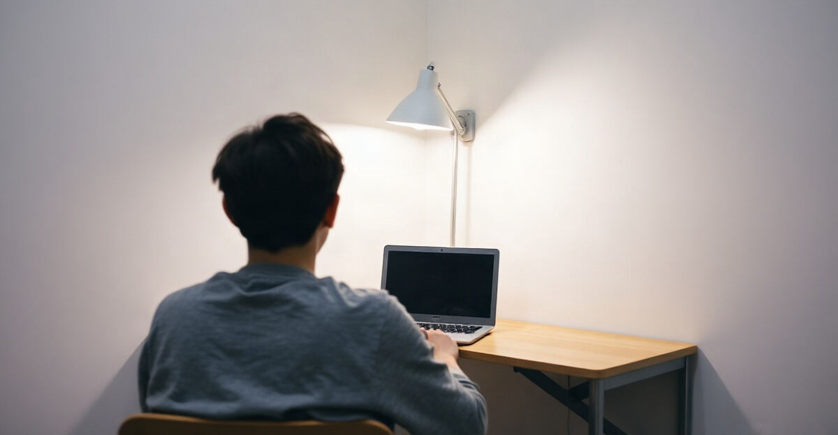 示意图(AI 生成)· 在家学习