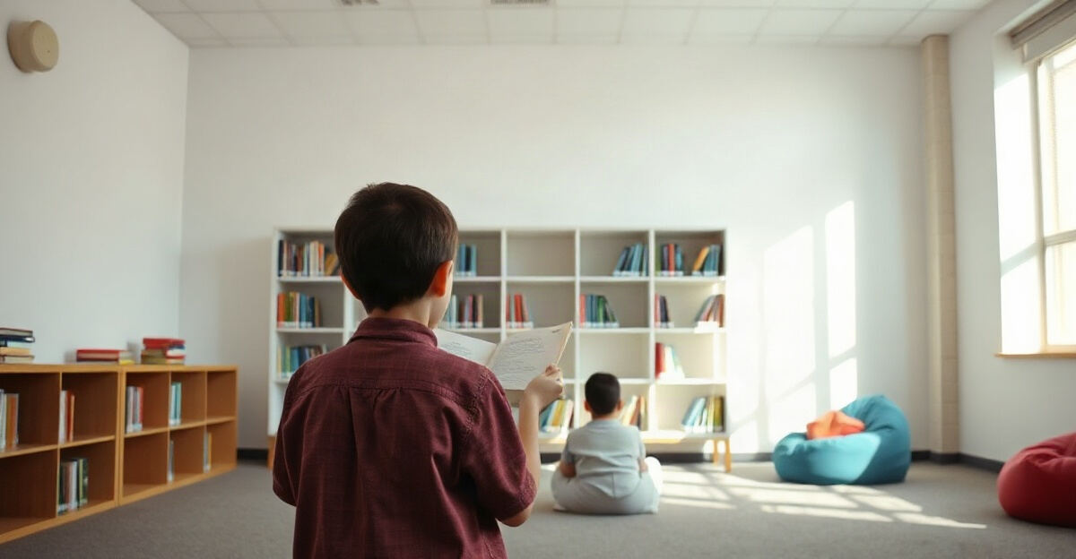 示意图(AI 生成)· 小学校园