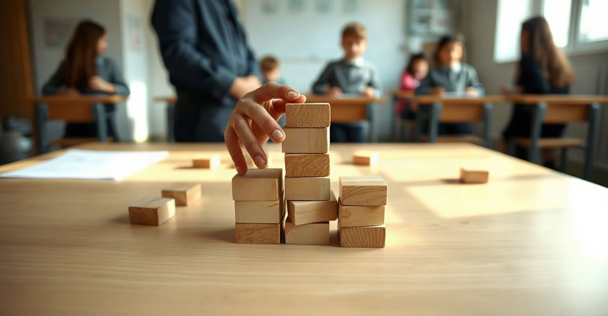 示意图(AI 生成)· 小学校园