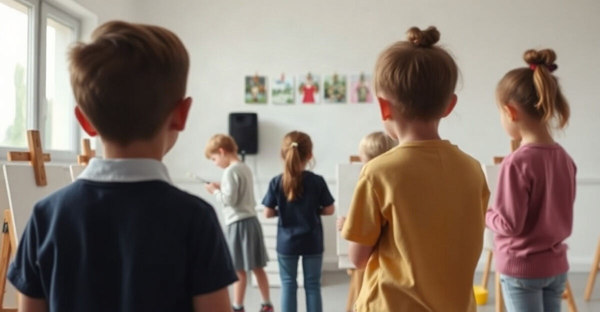 示意图(AI 生成)· 小学校园