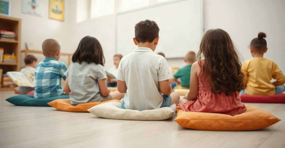 示意图(AI 生成)· 小学校园