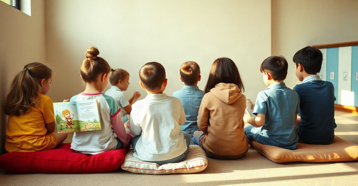 示意图(AI 生成)· 小学校园
