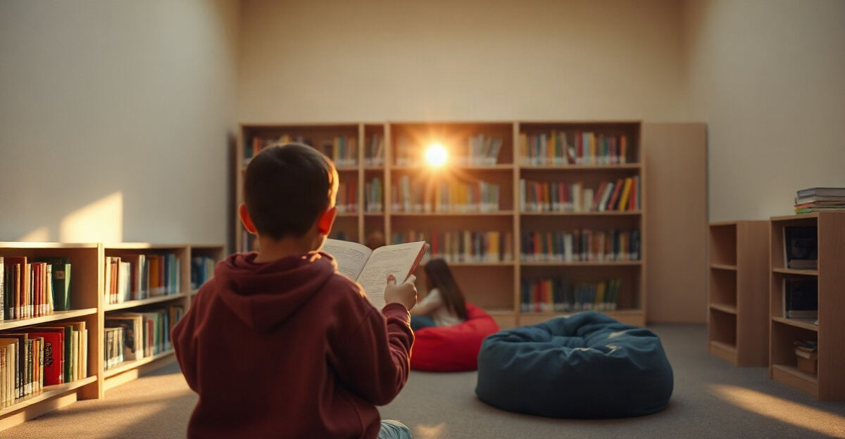 示意图(AI 生成)· 小学校园