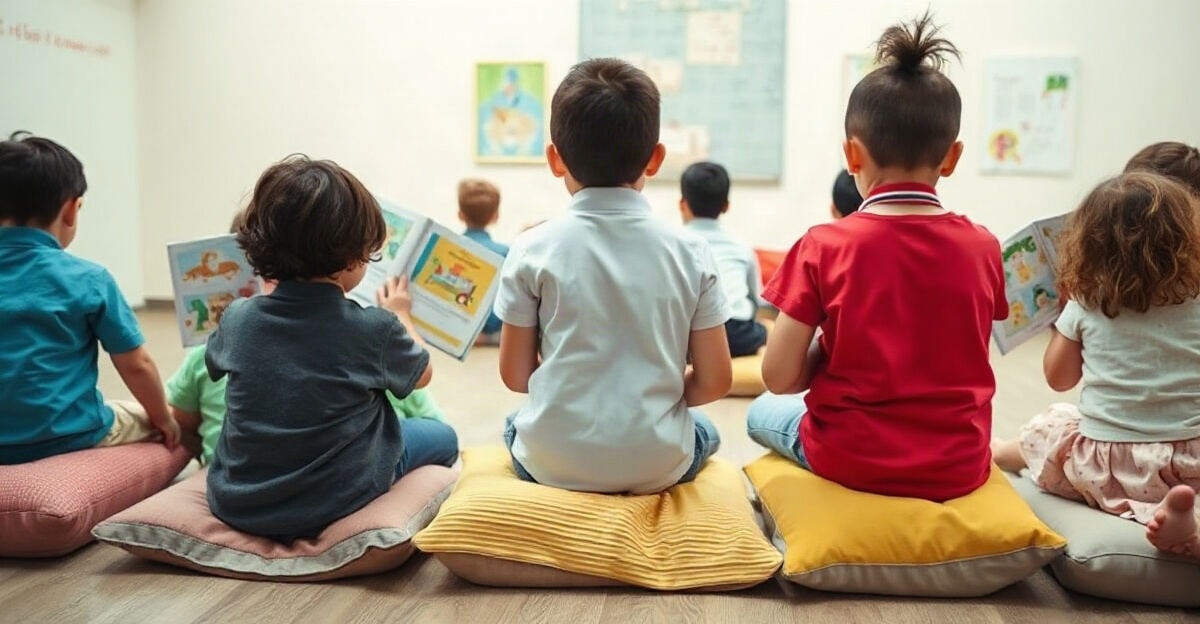 示意图(AI 生成)· 小学校园