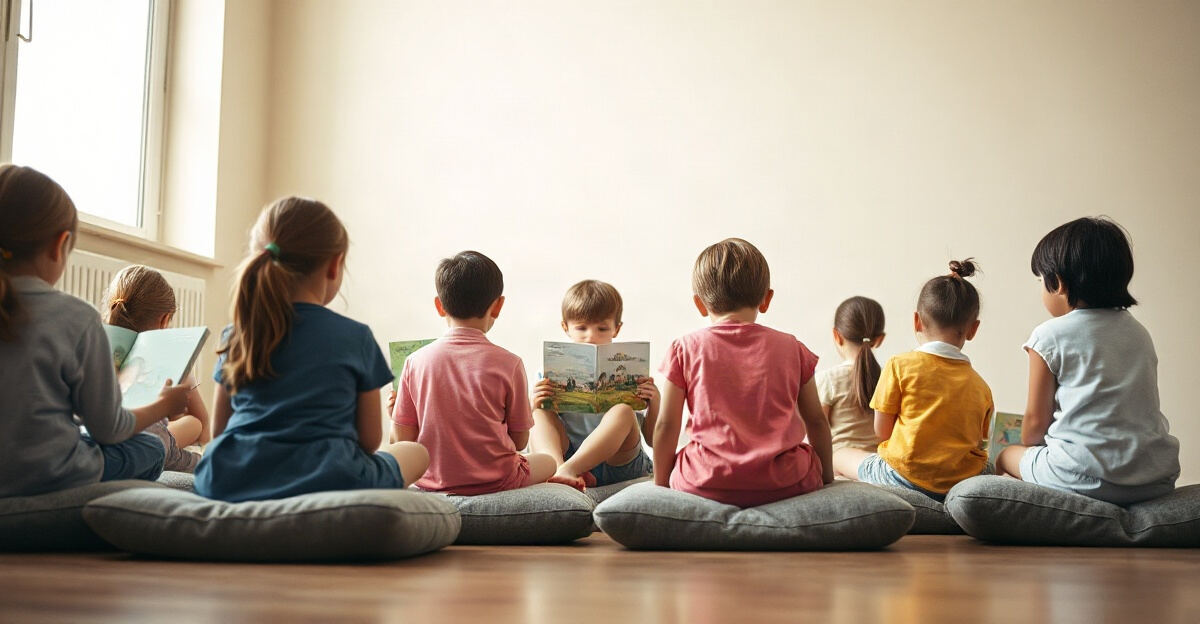 示意图(AI 生成)· 小学校园