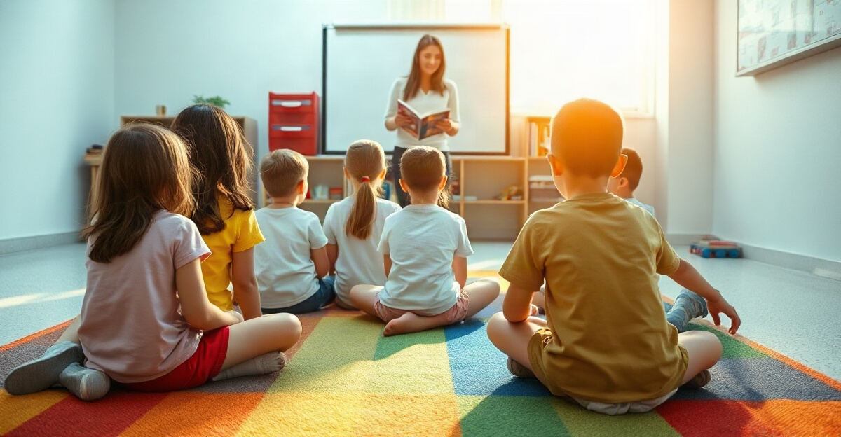示意图(AI 生成)· 小学校园