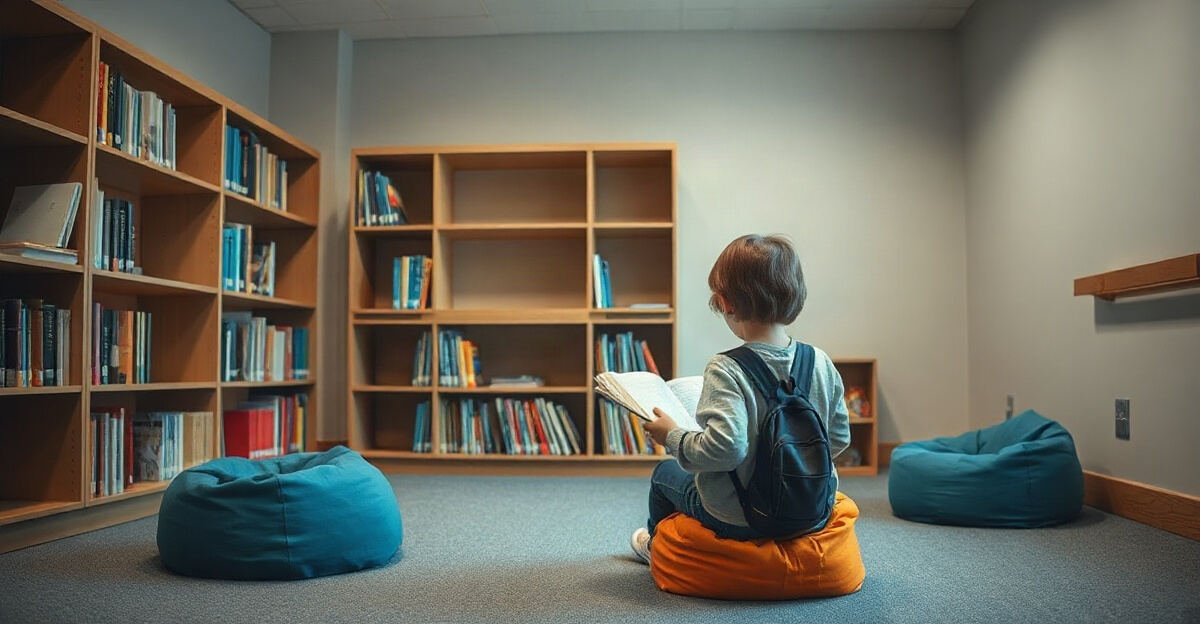 示意图(AI 生成)· 小学校园