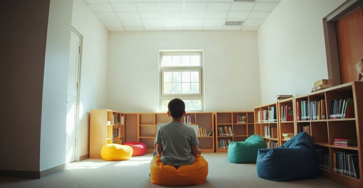 示意图(AI 生成)· 小学校园