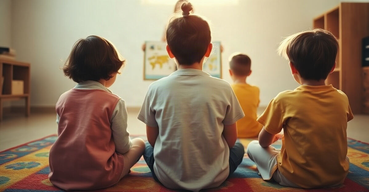 示意图(AI 生成)· 小学校园