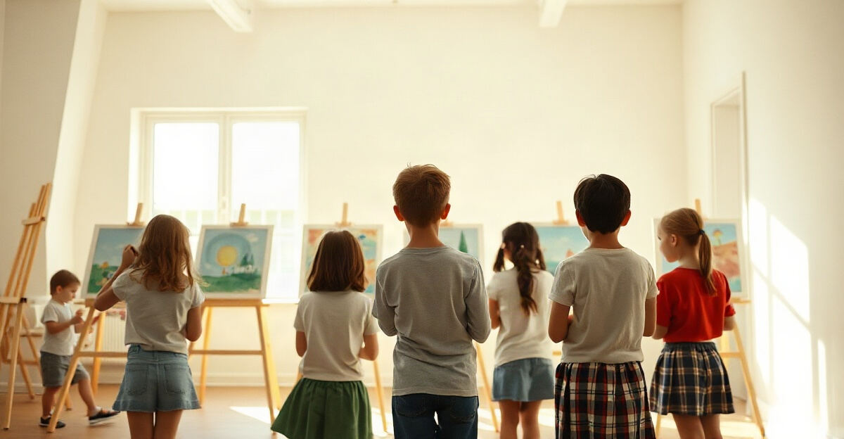 示意图（AI 生成）· 小学校园