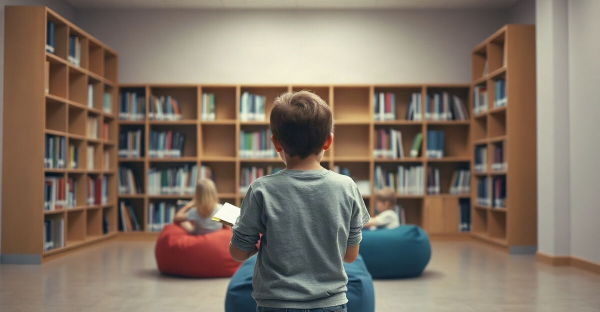 示意图（AI 生成）· 小学校园